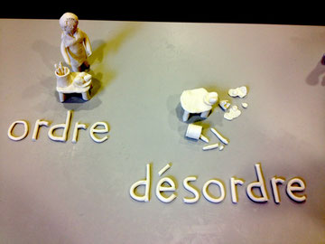 Concept de l'ordre et du désordre 
avec la pâte à modeler (Méthode DAVIS)
